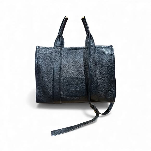 Marc Jacobs Leather The Tote Bag With Crossbody Strap - Picture 3 of 12